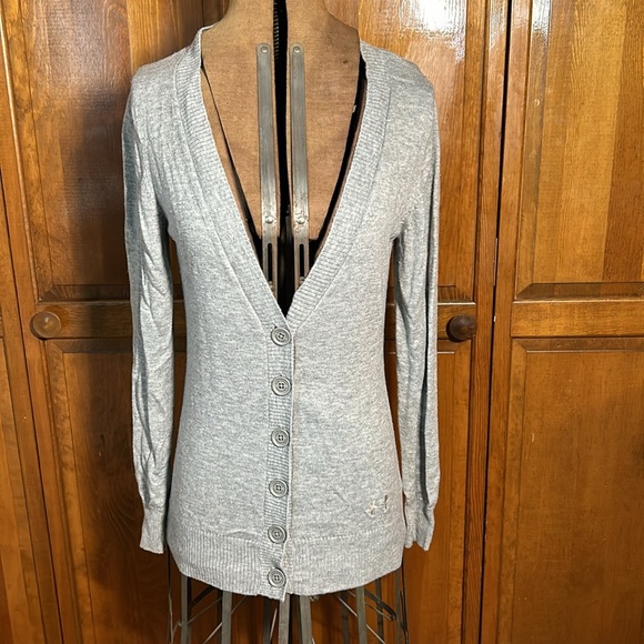 Gray wool blend cardigan from under armour - Picture 2 of 9